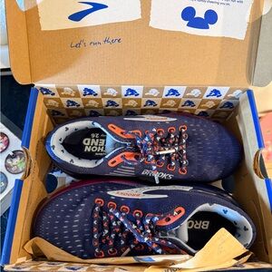 Brooks Navy and Orange Women's Running Shoes